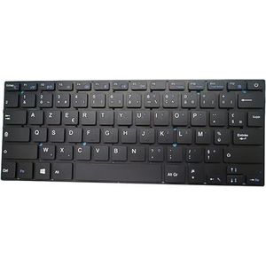 Laptoptoetsenbord voor Thomson NEO14C-4WH64 NEO14C-4BL64 NEO14C-4SL64 NEO14C-4BK64 NEO14C-4GR64 Zwart zonder frame Frankrijk FR(NEO14C-4WH64)