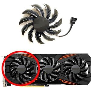 Vervangende ventilator voor GIGABYTE GeForce P104-100 GTX1060 1070 1070ti 1080 1080ti G1 grafische kaart T128010SU(Left fan)