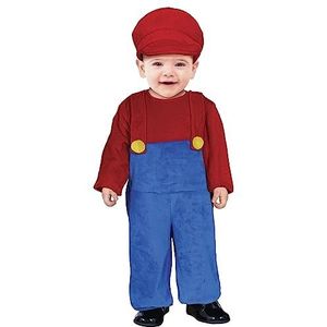 Super Mario Bros Kostuums | Super Kleine Mario Kind Kostuum | 18-24 maanden | Carnaval kostuum | Verkleedkleding