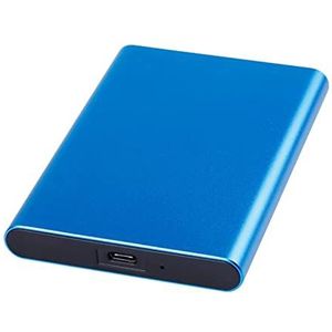 Externe harde schijf SSD 1 tb / 512 gb / 256 gb, USB 3.1 Gen 2 Type-c draagbare back-upopslag, geschikt voor pc desktop, Macbook, laptop, Ps4, Smart Tv (1 TB, blauw)
