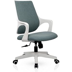 Bureaustoel Werkkruk Draaibare fauteuil met ademend gaas Bureaustoel met hoge rugleuning Ergonomische verstelbare armen Lendensteun Managersstoel(Color:A)