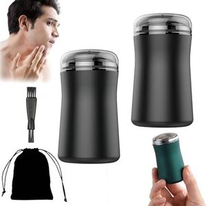 Ailsion Pocket Size Wasbaar Elektrisch Scheermes, Ailsion Shaver, Ailsion Pocket Scheerapparaat, Zakformaat Draagbaar scheerapparaat Nat en Droog Mens Razor USB, Elektrisch scheermes voor mannen