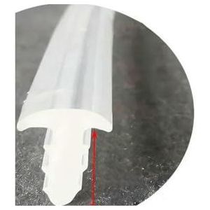 1/3/5 meter volledige grootte siliconen rubber T-vormige afdichtingsstrip deur raam glas kiervuller geluidsisolatie waterdicht winddicht-T-13 6.5x8mm-3 M