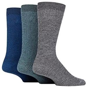 Pringle Heren Bamboe Leisure Sokken Pack van 3, Denim, 41-45 EU