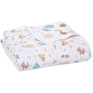 aden + anais™ Dream Blanket Cotton Muslin Winnie The Poeh in The Woods