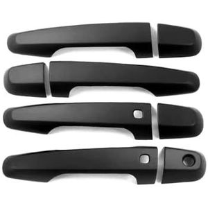 Zelfklevend Decoratief Set Voor Deurhandgreep En Kom Met Enkel Gat Triton KB9T L200 KA KB 2006-2016 Krasbescherming(Dual smart matte black)