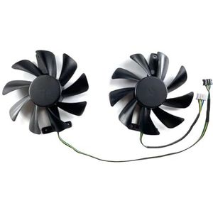 Voor ELSA voor GeForce RTX2070S 2080 2080ti 2080S voor ERAZOR grafische kaart vervangende ventilator(A pair of fans)