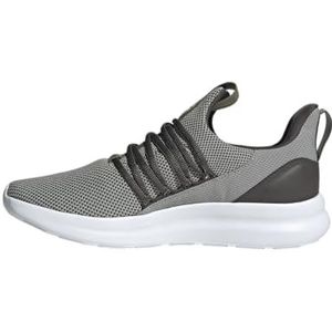 adidas Heren Lite Racer Adapt 7.0 Sportkleding Sneaker, Zilveren kiezel/schaduw olijf/olijfkleurige strata, 10