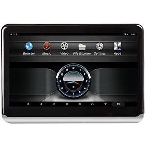 Draagbare dvd-speler voor videospelers op hoofdsteunen in auto's 10.1 Inch Auto Hoofdsteun Monitor Video Tablet PC HD 1080 P WIFI/HDMI/USB/TF/BT 16 GB ROM Ondersteuning APP Ｄdownloaden met HD-roterend