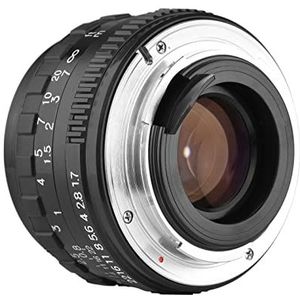 Camnoon 50mm F1.7 Grote Diafragma Camera Lens Handleiding Focus Prime Lens PK Mount Vervanging voor Pentax K1/K-1 Mark II Full Frame Camera