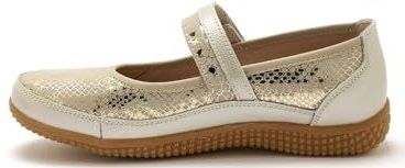 Pédiconfort - Ballerina's - Leren - Met Geprint Motief - Hak 2,5 cm