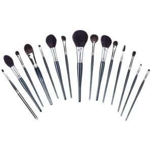 MQPALZKD Real Wool Animal Hair Makeup Brush Set Professional Highlight Eye Shadow Brush Eyelash Comb