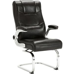 Bureaustoel Werkkruk Bureaustoel Boog Computerstoel 180° Rotatie Taak Swivel Ergonomische Rugleuning Stoel Boog Voet Executive Managersstoel(Color:B)