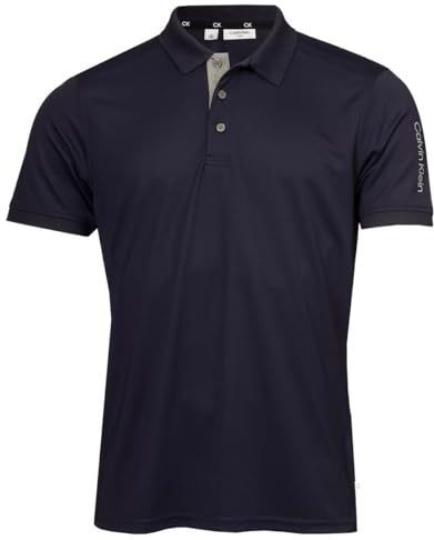 Calvin Klein - Heren Club Golf - Poloshirt - Marine - Ademend