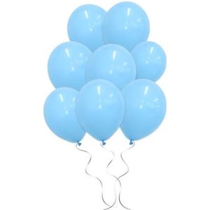 LUQ - Luxe Licht Blauwe Helium Ballonnen - 25 stuks - Verjaardag Versiering - Decoratie - Feest Latex Ballon Licht Blauw