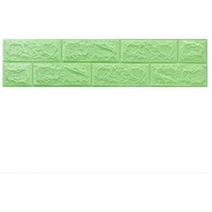 Wandranden Behangrandstickers, plintversiering, 3D decoratieve randrandstrip muursticker zelfklevend for muurachtergrond, plint, beige, 22 cm * 70 cm (Color : Light Green, Size : 7.5cm*70cm)