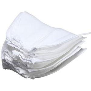 5/10st Nagelstofafzuigzak Stofzuiger Nagelstofzuigzak Vervangende zak Manicurestof Nageluitrusting Gereedschap(White 10Pcs)