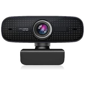 Web Camera, 1080P Full HD-webcam met microfoon for ruisonderdrukking Ingebouwde microfoon Camerastreaming for conferenties, livestreaming, opname