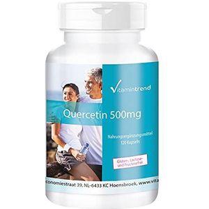 Quercetine 500mg capsules - hoge dosering - 120 capsules - Made in Germany - veganistisch - Antioxidant | Vitamintrend®
