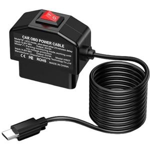 USB Dash Cam-kabel, voedingskabel voor Dash Camera | Veelzijdige Dashcam USB harde draadkit Auto Dash Cam-oplader,Compacte camera-oplader Voedingskabel Dashcamera Auto-opladerkabel voor