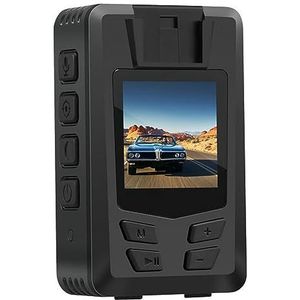 Politie Body Cam Nachtzicht Surveillance Camcorder Draagbare Minicamera Sport DV-videorecorder Hoge Resolutie(With 64GB TF Card)