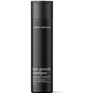 Leon Miguel Hair Growth Shampoo – met stimulerend cafeïne & groene thee-extract, bevordert een gezonde haargroei, anti-haaruitval, paraben- en siliconenvrij, voor alle haartypes, Made in Germany, 250