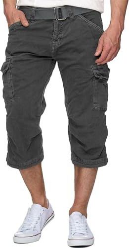 INDICODE JEANS Cargobroek 'Nicolas'  donkergrijs