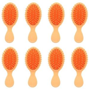 8 Pack Mini Wet Hair Brush, WINCUR Kleine Ontwarrende Ontwarrende Haribrushes voor nat en droog haar met gemak knopen zonder tranen of breuk, perfect voor bruidsmeisjes geschenken en feestartikelen
