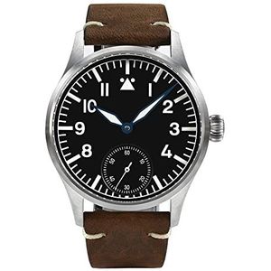 San Martin SN0117G Rvs Pilot Mannen Horloges 41mm ST3621/NH35 Vintage Militaire Mechanische Horloge, Versie 1