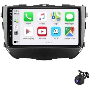 Android 12 autoradio 9"" Touchscreen Auto Stereo voor Suzuki Brezza 2016-2018 Ingebouwde Carplay Android Auto Ondersteunt WiFi GPS Bluetooth USB Stuurbediening/Mirror Link(XY2 4Core 1+16G)