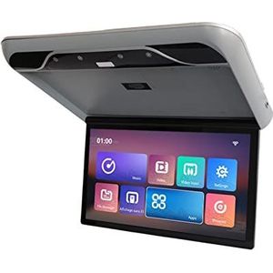 Draagbare dvd-speler voor videospelers op hoofdsteunen in auto's Autodak Mount Monitor HD 1080P 19 Inch Plafond Mount Flip Down Overhead Screen MP5 Multimedia Speler WIFI/Bluetooth met HD-roterend sch