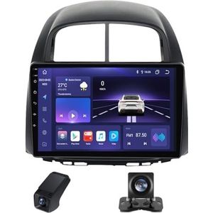 Autoradio 2 Din met Carplay Android Auto Wireless,geldt voor Toyota Passo XC10 For Daihatsu Boon Sirion 2004-2010 9inch touchscreen Bluetooth Stereo Auto FM-radio/achteruitrijcamera(NF-3)