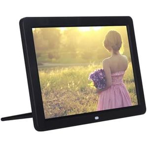 12 ""Breedbeeld Digitale Fotolijst Digitale Album 1280 * 800 Elektronische Fotolijst Met Afstandsbediening For Vrienden Gift Eenvoudig delen(Black)
