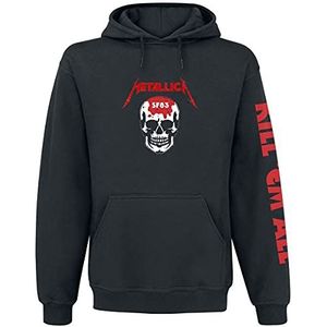 Metallica Kill 'Em All - Skull Trui met capuchon zwart M
