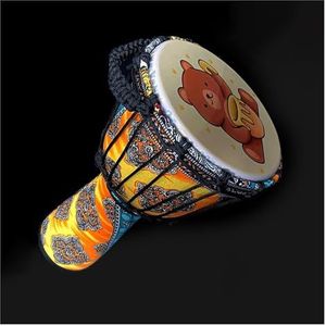 Groot 8-inch PVC-lichaam Afrikaanse Drum Volwassen Professioneel Afrikaans Handtrommelinstrument Afrikaans Trommel Instrument (Size : C)