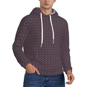 OAZCVBNN Mandala Patroon Print Unisex Fashion Hooded Pullover Casual Wear Voor Outdoor Activiteiten En Camping, Zwart, XS