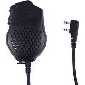 Mengshen Microfoon Dual PTT Microfoon Speaker Mic Compatibel met Two Way Radio UV-82 UV-82L UV-8D UV-89 UV-82HX UV-82HP GT-5TP Walkie Talkie Draagbare radio UV-82_M