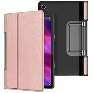 Compatibel Met Lenovo Yoga Tab 11 YT-J706F YT-J706X 11 inch PU Lederen Flip Stand Tablet Cover Case(Color:Rose gold)