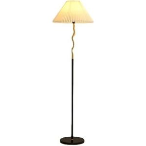 Vloerlamp Stoffen Vloerlamp Achter Creatieve Artistieke Persoonlijkheid, Eenvoudige Woonkamer Slaapkamer Nachtkastje Sfeer Tafellamp Moderne Vloerlamp(C)