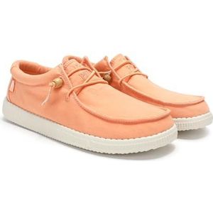 WALK IN PITAS | WP150 WALLABI WASHED | Mocassins voor heren | Platte schoenen | Sneakers | Slipschoenen | Casual schoenen | Walkinpitas schoenen | Licht oranje 36