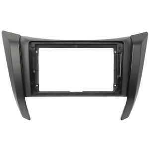 9 Inch Autoradio Met Dashboard GPS MP5-stereospeler 2 Din Hoofdunit Paneel Dashboard Voor N&issan Voor NAVARA / NP300 / Voor FRONTIER 2017+ Auto Fascia Radio Paneel(Frame)