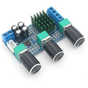 DollaTek XH-M567 DC12-24V 80 Watt x 2 Digitale Audio TPA3116D2 Hoge Bass Regeling Preset Voorversterker Bord