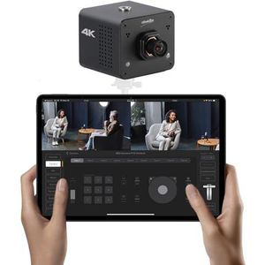Zowietek 4K NDI|HX3 Auto-Focus POV Camera + Pro AV Switcher App (for Apple) | POV Director Kit | Multi-Cam Support, 4K/1080P Live Streaming to Facebook/YouTube/Twitch, RTMP, PoE & Tally light