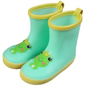 Regenschoenen for jongens en meisjes, regenlaarzen, waterdichte schoenen, antislip regenlaarzen(Color:Green,Size:Size 14/14.5CM)