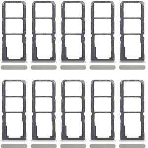 ZZjingli for Realme C67 5G 10 stuks SIM-kaartlade + SIM-kaartlade + Micro SD-kaartlade (paars) (groen)(Green)