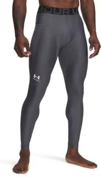 UA HG Armour Legging - Castlerock / / Wit - LG