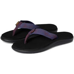 Teva Voya Infinity platte sandaal voor dames, Sirena Aubergine Paars, 42 EU
