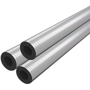 Buis van het Isolatieschuim van de Pijp 1 Stk, Zelfklevend Buisisolatieschuim, Pre Slit Hoge Dichtheid Rubber Materiaal voor Outdoor Winter Irrigatie, Sprinkler (89x40x1000mm)