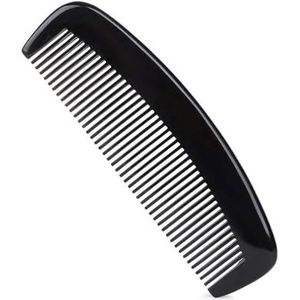 Hanjing Prachtige Natuurlijke Os Hoorn Haar Kam 100% Handgemaakte Premium Kwaliteit Anti-Statische Kam Zonder Handvat (Type Standaard Tand)