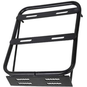 Achterrekken Motorfiets Motorfiets Achter Koffer Drager Plank Duurzaam Met Schroef Vervangt Motorfiets Achterrek Rugsteun Opbergdoos Rek Motorfiets Bagagedrager(Black)